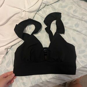 Black crop top